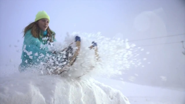 Video Reference: Snow, Winter, Fun, Freezing, Playing in the snow, Photography, Dress, Recreation, Geological phenomenon, Ice
