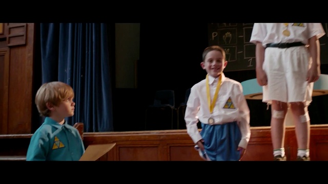 Video Reference: boy, girl, performance, child, fun, screenshot, stage, scene, drama, Person