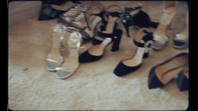 Video Reference: footwear, shoe, leg, high heeled footwear, foot, finger, human leg, outdoor shoe, sandal, Person