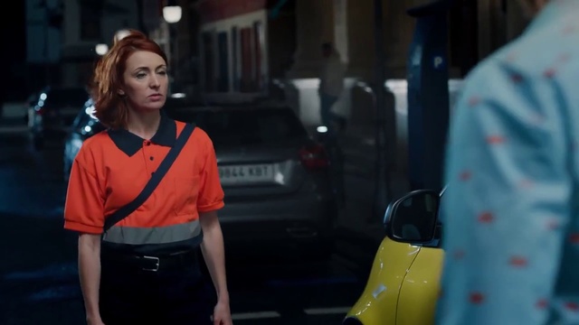 Video Reference: Yellow, Fashion, Uniform, Workwear, Human, Fun, Street fashion, Outerwear, Smile, Photography