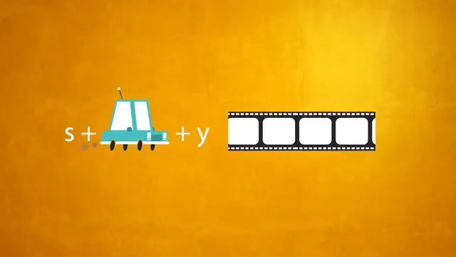 Video Reference: blue, yellow, text, orange, font, logo, computer wallpaper, line, brand, graphics, Person