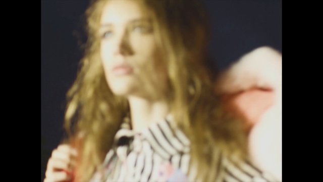 Video Reference: hair, human hair color, blond, beauty, nose, lady, hairstyle, girl, portrait, chin, Person