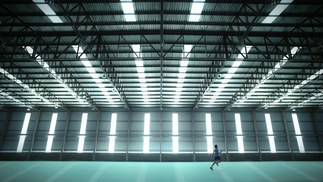 Video Reference: Light, Ceiling, Architecture, Daylighting, Sport venue, Field house, Building, Line, Metal, Glass, Person