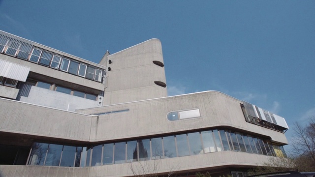 Video Reference: Architecture, Property, Building, House, Facade, Brutalist architecture, Sky, Real estate, Material property, Apartment