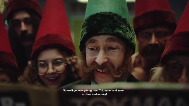 Video Reference: Moustache, Facial hair, Beard, Headgear, Event, Smile, Tradition, Christmas