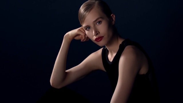 Video Reference: beauty, skin, model, fashion model, shoulder, girl, photography, black hair, photo shoot, darkness, Person