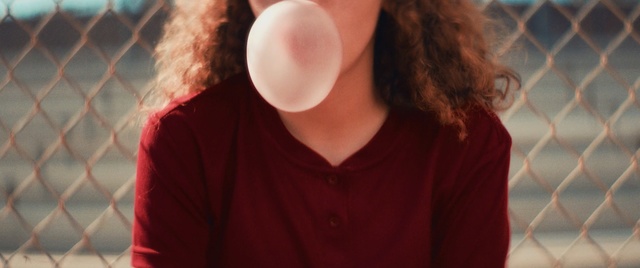 Video Reference: hair, red, skin, pink, girl, human hair color, beauty, nose, shoulder, light, Person