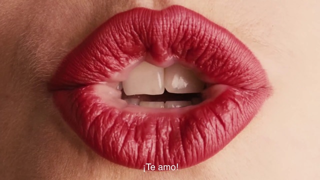 Video Reference: Lip, Pink, Red, Mouth, Close-up, Lipstick, Cheek, Lip gloss, Eye, Material property