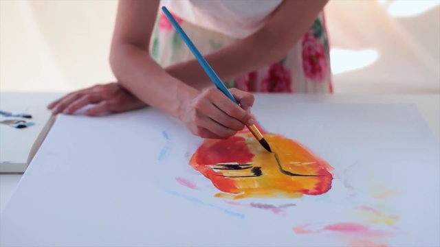 Video Reference: Child art, Play, Child, Design, Finger, Hand, Visual arts, Drawing, Paper, Paint