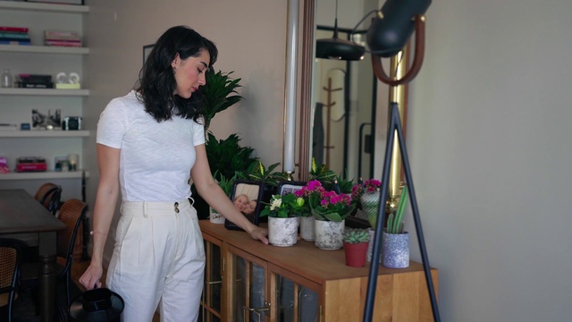 Video Reference: Houseplant, Plant, Flower, Waist, Floristry, Microphone stand