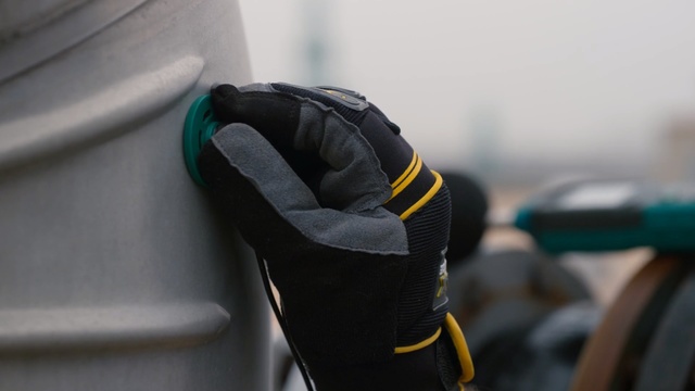 Video Reference: yellow, personal protective equipment, glove, shoe, product, vehicle