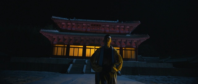 Video Reference: darkness, night, light, lighting, sky, temple, tourist attraction, screenshot, midnight, chinese architecture