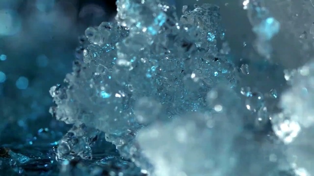 Video Reference: Water, Blue, Aqua, Crystal, Turquoise, Mineral, Fashion accessory, Freezing, Close-up, Macro photography