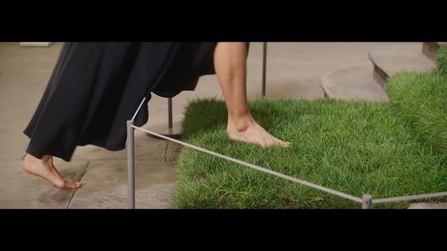 Video Reference: Leg, Green, Grass, Footwear, High heels, Lawn, Human leg, Shoe, Foot, Ankle