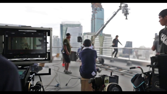 Video Reference: Transport, Mode of transport, Vehicle, Filmmaking, Film crew, Photography, Asphalt, Pedestrian, Bicycle, Wheel, Person