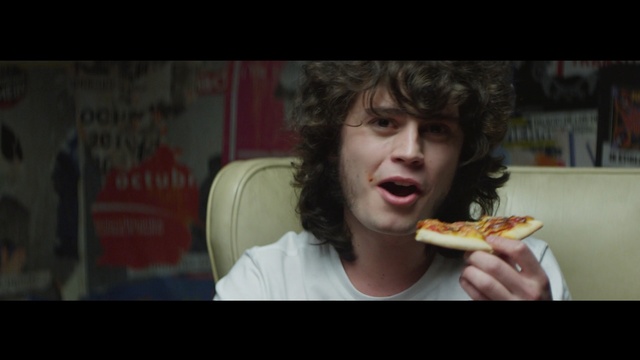 Video Reference: facial expression, nose, mouth, girl, screenshot, human, eating, smile, fun, photo caption, Person