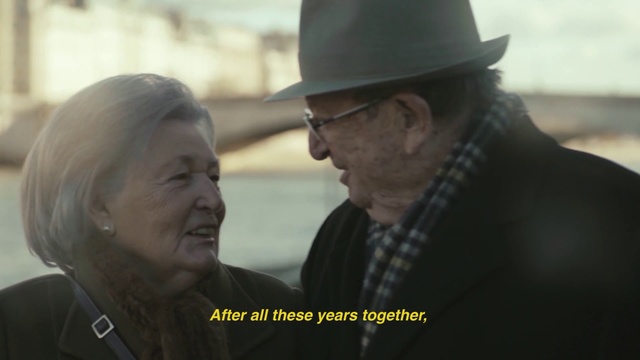 Video Reference: Human, Headgear, Photography, Gentleman, Photo caption, Fashion accessory, Fedora, Smile, Movie, Screenshot