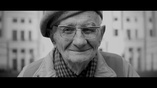 Video Reference: Photograph, Face, Eyewear, Facial expression, Skin, Black-and-white, Wrinkle, Monochrome photography, Glasses, Moustache, Person