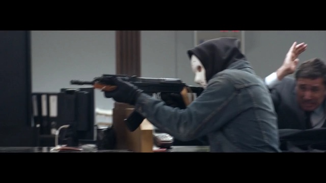 Video Reference: Gun, Firearm, Sport venue, Recreation, Shooting range, Shooting sport, Airsoft gun, Shooting, Action film, Rifle, Person