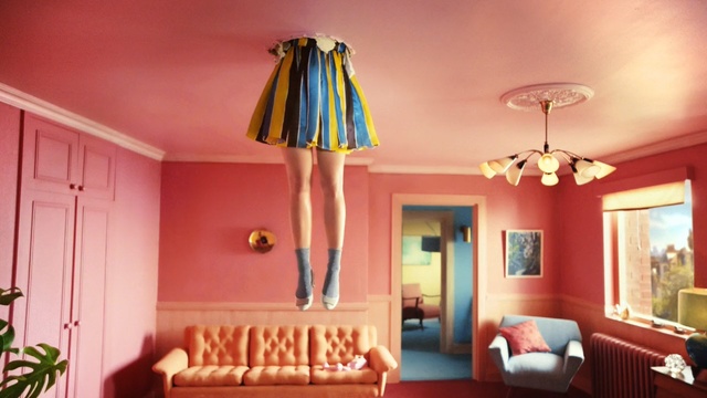 Video Reference: ceiling, room, property, interior design, wall, home, lighting, light fixture, living room, lighting accessory