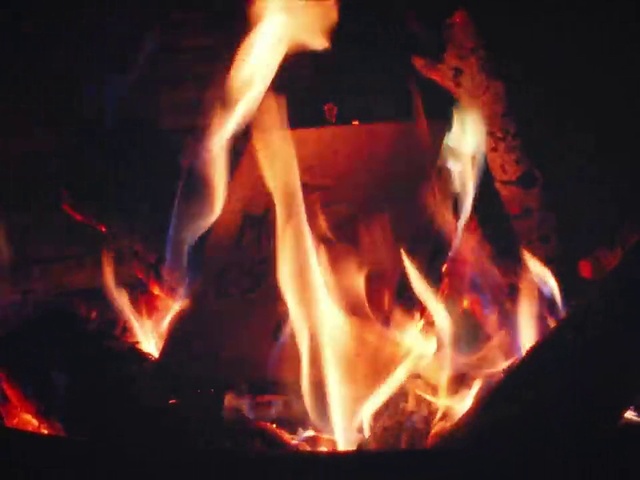 Video Reference: Flame, Fire, Heat, Campfire, Gas, Fireplace, Event, Bonfire, Darkness