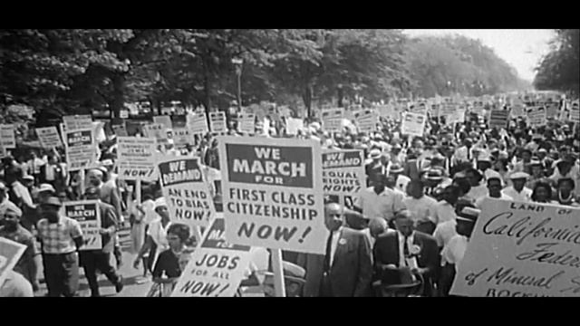 Video Reference: Crowd, People, Protest, Public event, Font, Black-and-white, Monochrome, Photography, Event, Monochrome photography