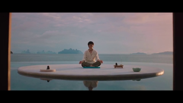 Video Reference: Meditation, Water, Calm, Sitting, Vehicle, Person