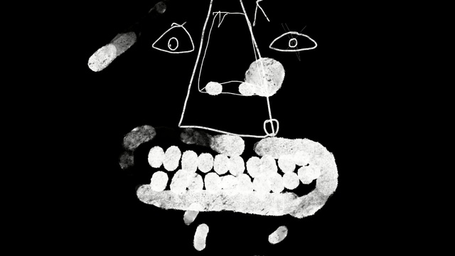 Video Reference: white, black, black and white, monochrome photography, photography, monochrome, lighting, product, still life photography, font, Person