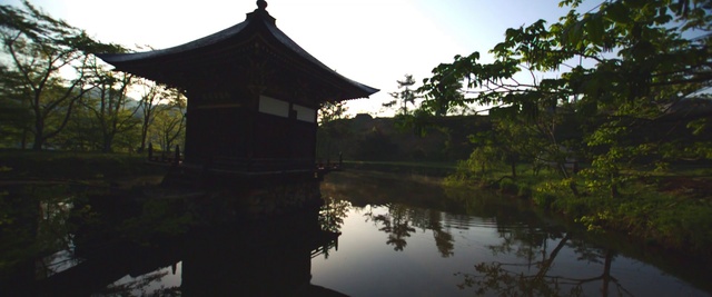 Video Reference: Chinese architecture, Japanese architecture, Architecture, Reflection, Water, Waterway, Pagoda, Tree, Sky, Pond