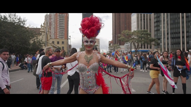 Video Reference: Building, Smile, Sky, Pink, Happy, Red, Dance, Magenta, Entertainment, Performing arts