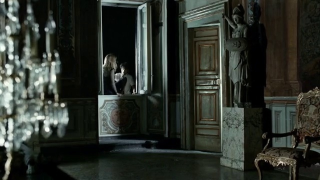 Video Reference: Building, Picture frame, Black, Door, Interior design, Architecture, Wood, Sculpture, Art, House