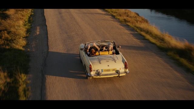 Video Reference: car, motor vehicle, vehicle, yellow, mode of transport, ecosystem, automotive design, screenshot, world rally championship, landscape