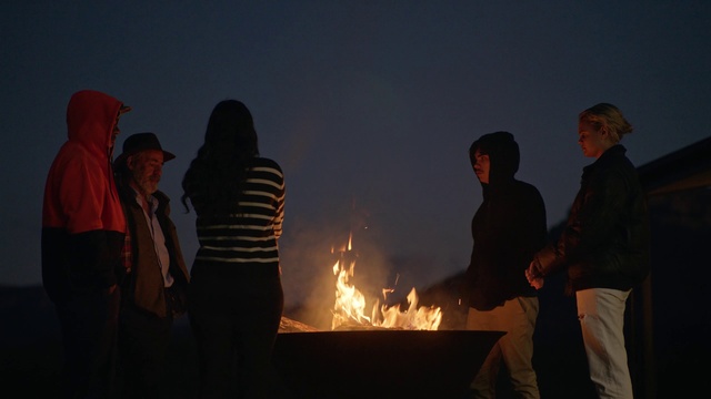 Video Reference: Sky, Bonfire, Fire, Gas, Heat, Fun, Flame, Landscape, Event, Campfire