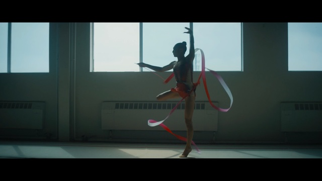 Video Reference: Entertainment, Performing arts, Rhythmic gymnastics, Ribbon (rhythmic gymnastics), Performance, Performance art, Acrobatics, Hula hoop, Gymnastics, Choreography