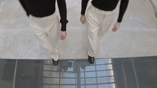 Video Reference: Floor, Leg, Tile, Flooring, Shoe