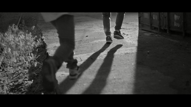 Video Reference: White, Black, Photograph, Monochrome photography, Black-and-white, Monochrome, Shadow, Snapshot, Photography, Asphalt, Person
