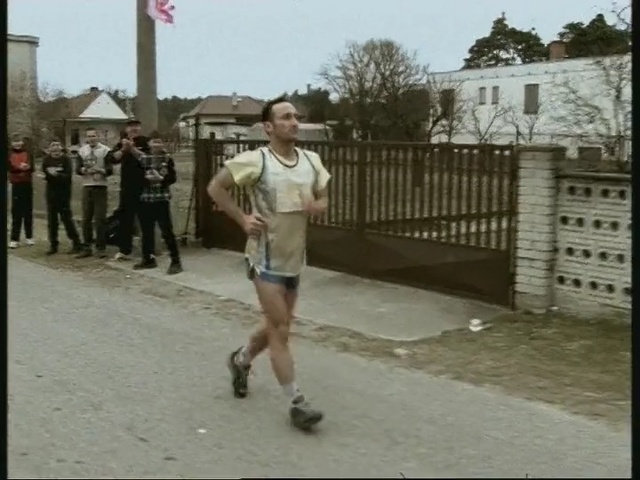 Video Reference: footwear, person, running, ultramarathon, public space, duathlon, recreation, physical exercise, endurance sports, sports