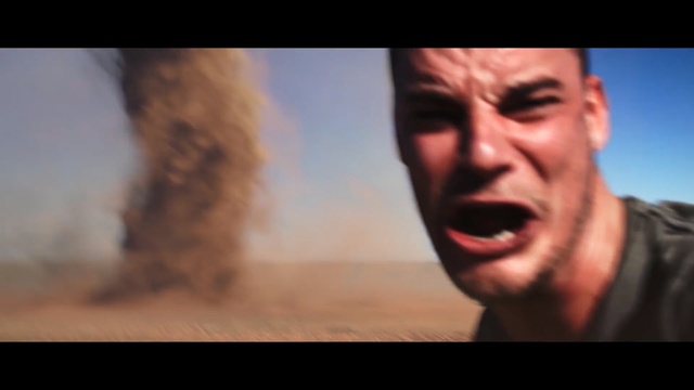 Video Reference: man, sky, film, chin, screenshot, human, mouth, action film, jaw, fun, Person