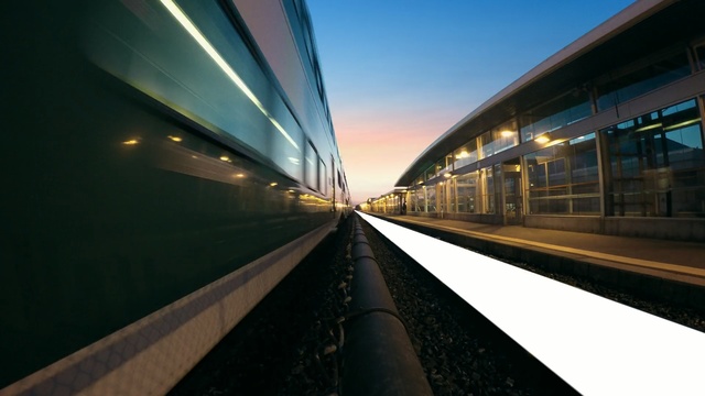 Video Reference: Transport, Architecture, Metropolitan area, Light, Train station, Sky, Mode of transport, Building, Urban area, Line