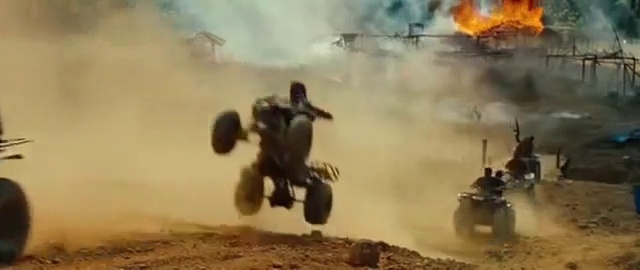 Video Reference: All-terrain vehicle, Off-road racing, Vehicle, Stunt performer, Extreme sport, Desert racing, Dust, Off-roading, Monster truck, Soil