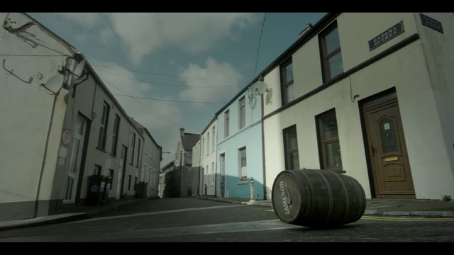 Video Reference: Sky, Automotive tire, Tire, Architecture, Urban area, Town, Street, House, Building, Automotive wheel system, Person
