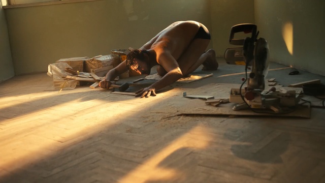 Video Reference: floor, wood, flooring, hardwood, wood flooring, Person