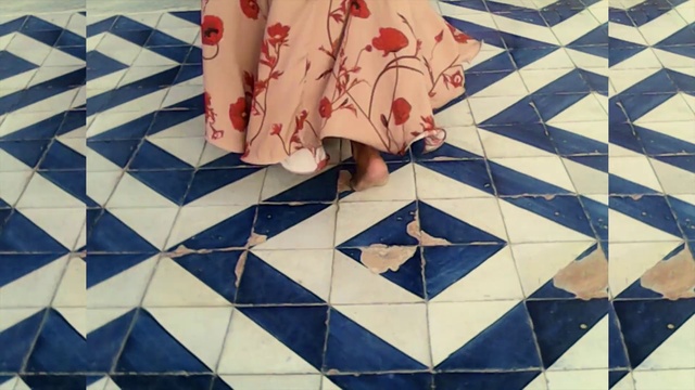 Video Reference: Tile, Floor, Flooring, Pattern, Textile, Design, Room, Triangle, Pattern, Patchwork