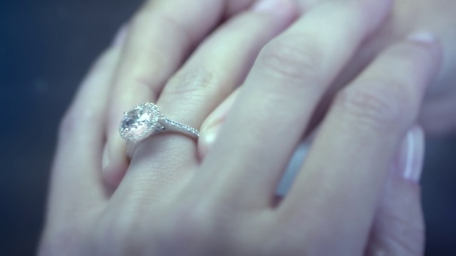 Video Reference: Ring, Engagement ring, Finger, Jewellery, Pre-engagement ring, Fashion accessory, Wedding ring, Hand, Diamond, Engagement