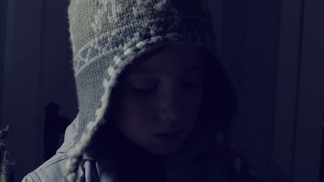 Video Reference: Blue, Face, Black, Head, Light, Nose, Lip, Eye, Human, Beanie