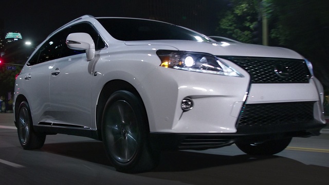 Video Reference: Land vehicle, Vehicle, Car, Motor vehicle, Lexus, Alloy wheel, Headlamp, Lexus rx hybrid, Wheel, Sport utility vehicle