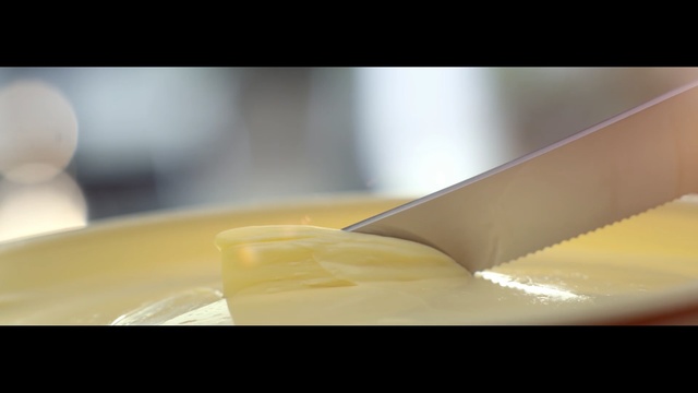 Video Reference: Yellow, Dairy, Gruyère cheese, Margarine, Food, Cheese, Processed cheese, Butter, Cuisine