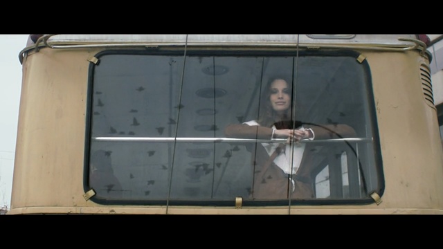 Video Reference: mode of transport, glass, window, car, vehicle, advertising, product, facade, Person