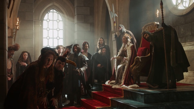 Video Reference: tourist attraction, religious institute, religion, outerwear, temple, clergy, bishop, patriarch, worship, darkness