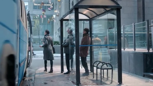 Video Reference: Public space, Iron, Snapshot, Bus stop, Glass, City, Door, Metropolitan area, Window, Metal, Person